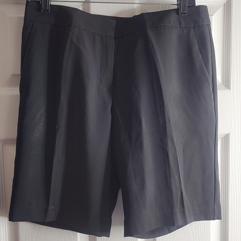 Express Men's Charcoal Flat Front Shorts